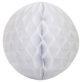 White Honeycomb Balls 35cm - The Party Room